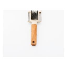 Vegetable Peeler & Scrubber - Wood Handle White - view 2