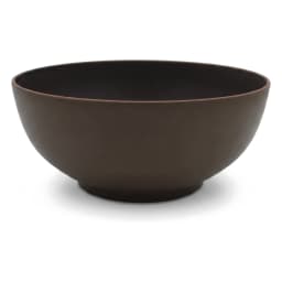 Melamine Serving Bowl - Dark Brown - view 3