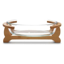 Pyrex Oval Baking Dish with Wooden Stand - view 3