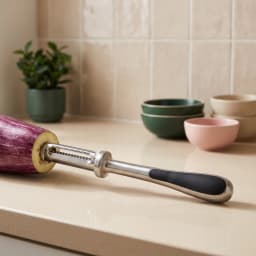 Metal Vegetable Peeler - Silver with Pointed Tip - view 3