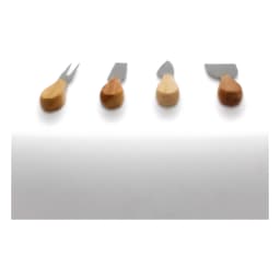 Stainless Steel & Wood Cheese Knife Set - 4 Pcs - view 3