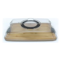 Wood Serving Tray with Acrylic Cover - view 2