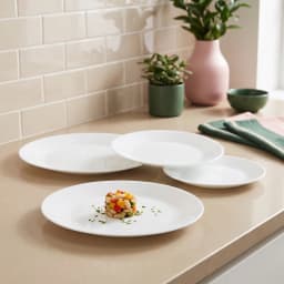 Luminarc Glass Dinnerware Set 18 Pieces - White - view 1