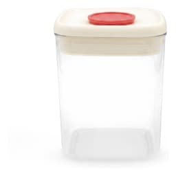 Food Storage Container - Clear with Beige Lid - view 3