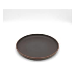 Melamine Dinner Plate - Dark Brown - view 2