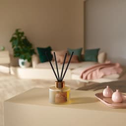 Reed Diffuser - Wild Jasmine Scent - Frosted Glass - view 1