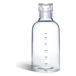 Clear Acrylic Water Bottle with Time Marker - view 2