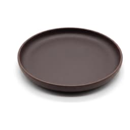 Melamine Deep Dinner Plate - Dark Brown - view 3