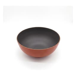 Melamine Bowl - Reddish-Brown & Black - view 2