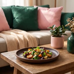 Melamine Deep Dinner Plate - Dark Brown - view 4