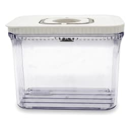 Acrylic Food Storage Container - Square Clear with Vacuum Lid - view 2