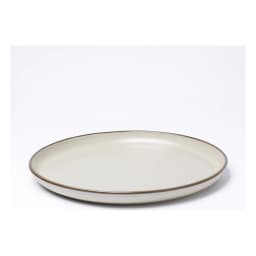 porcelain Dinnerware Set 24 Pcs - Cream with Gold Rim - view 2