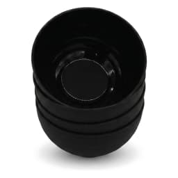 Set of 4 Black Plastic Bowls - view 4