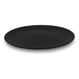 Black Matte Ceramic Dinner Plate Set - 3 Pcs - view 3