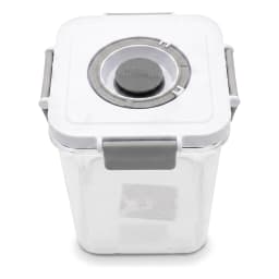 Acrylic Food Storage Container with Date Tracker - Clear - view 2